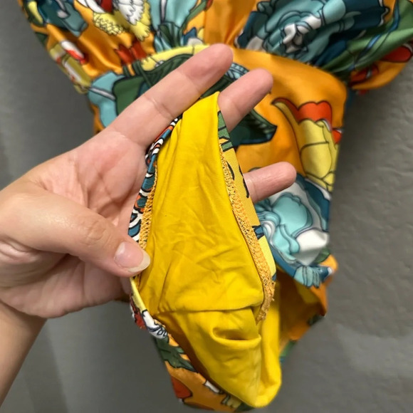 ModCloth Tropical Floral One Piece Swimsuit Size Small - Picture 5 of 6